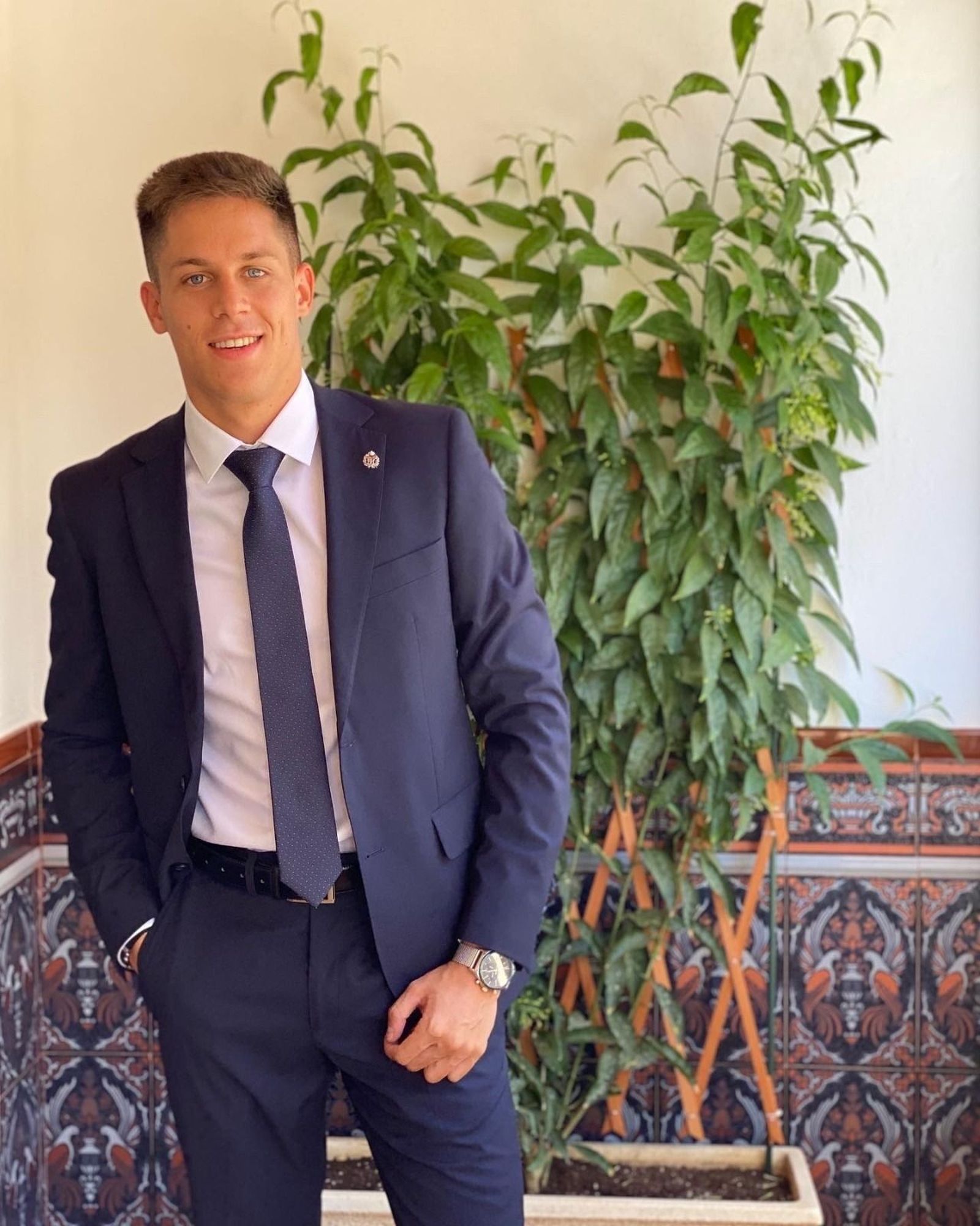 Jaime, en una imagen remitida por el Ayuntamiento de Otura.