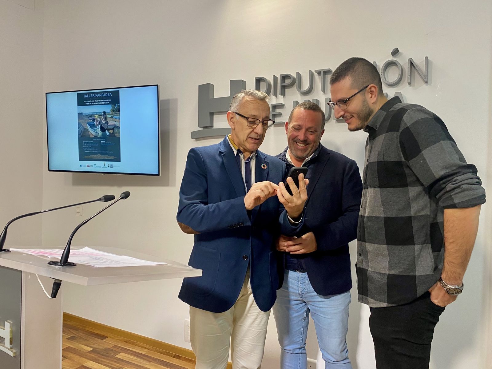 Presentación del taller ‘Parpadea’ .