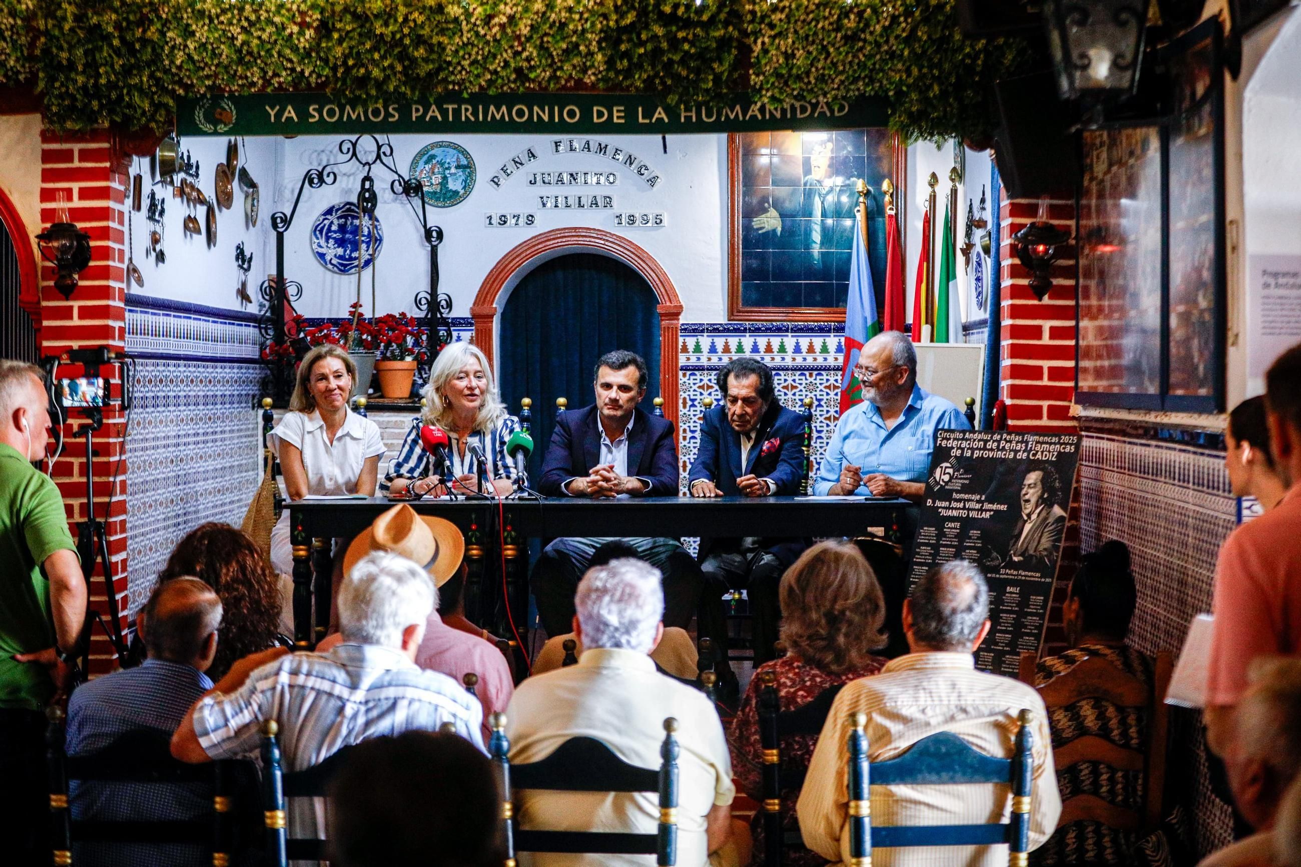 El Circuito Andaluz de Peñas Flamencas 2025 trae a Cádiz una treintena de recitales en 22 localidades