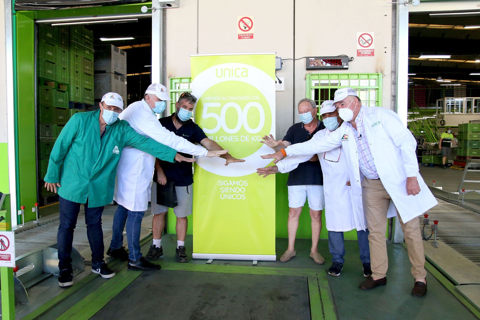 Fotogalería Unica alcanza los 500 millones de kilos