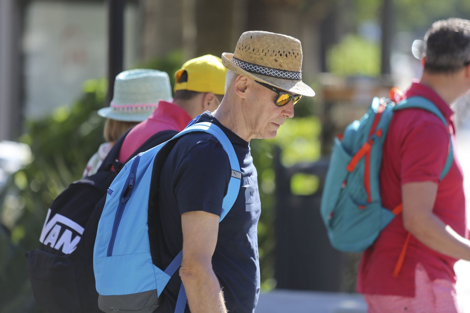 Turistas este verano en Málaga capital.