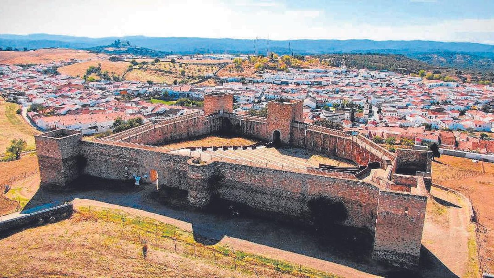 Una panorámica de El Real de la Jara.