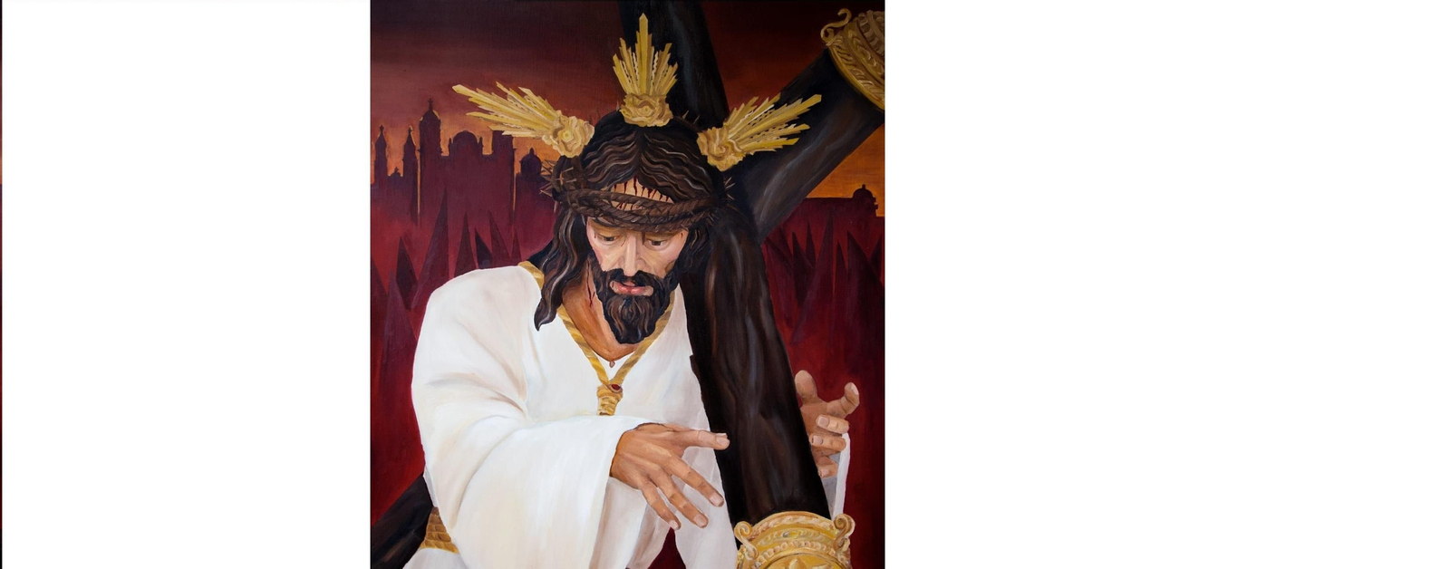 Pintura del Nazareno del Amor, de Jesús Guerrero Moreno