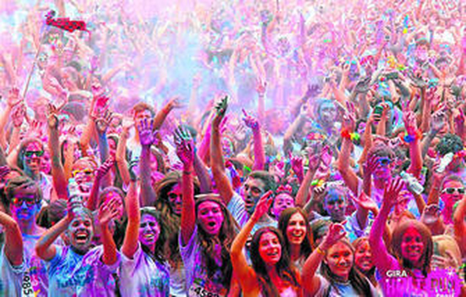 La carrera Holi Run llenará de color la capital durante el próximo día 19 de marzo.
