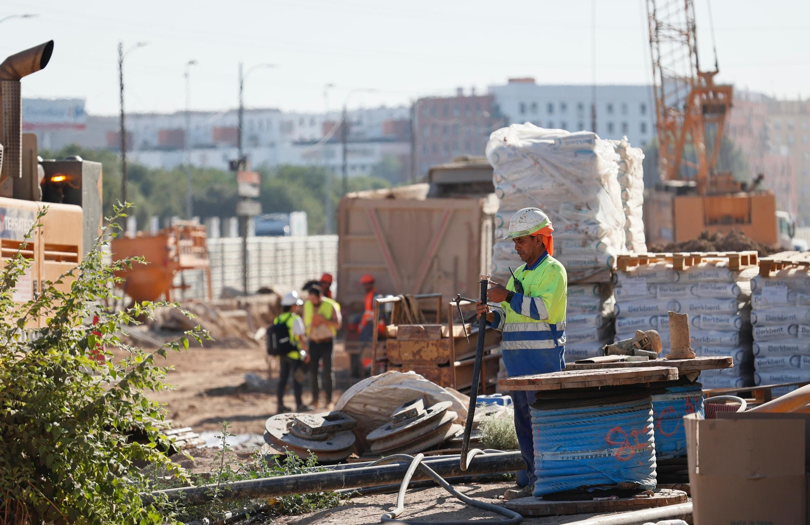 Estado actual de las obras en el subtramo 2 del Metro en la Ronda Urbana Norte