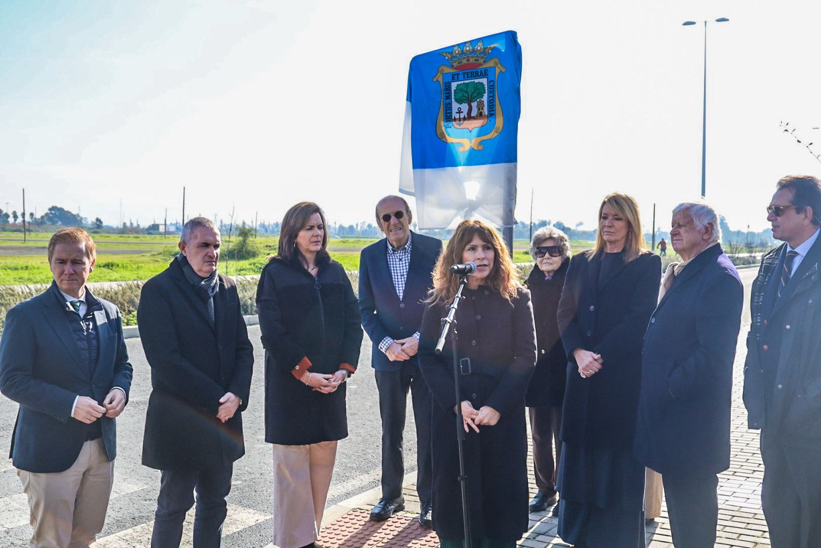 Fotografías de la rotulación de la calle Arquitecto Francisco de la Corte