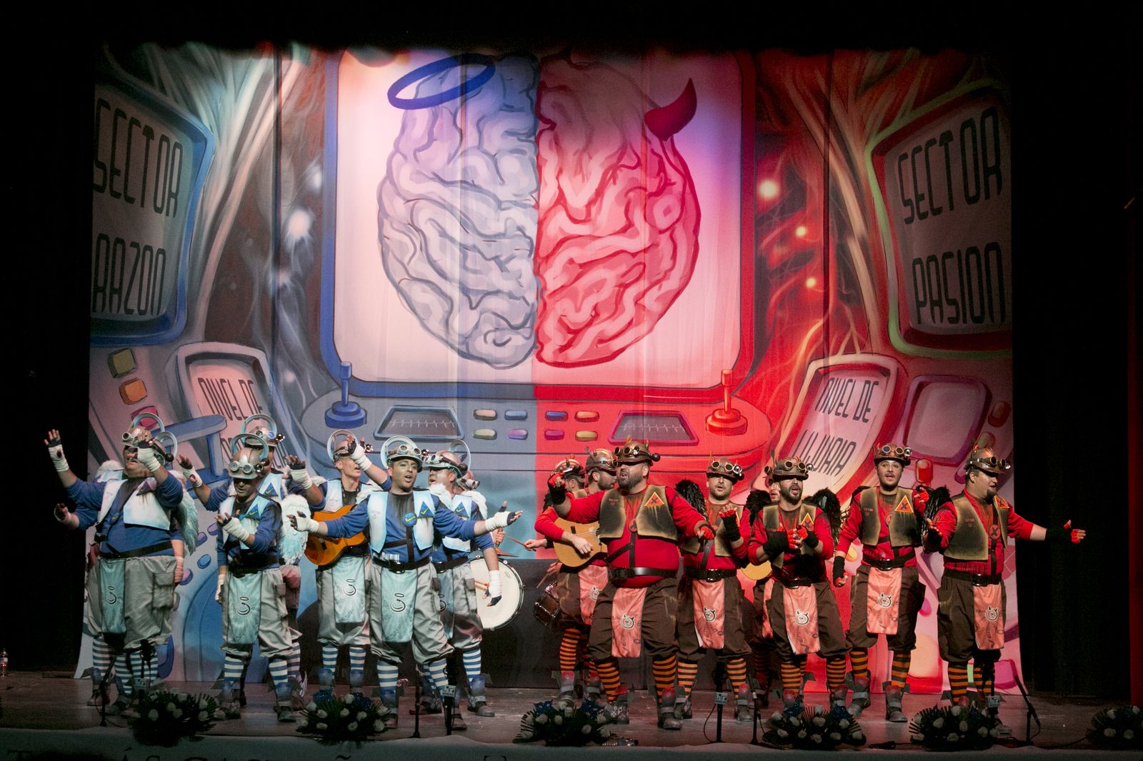 Comparsa 'Los cabezaloca', de Alcalá de Guadaíra (Sevilla)