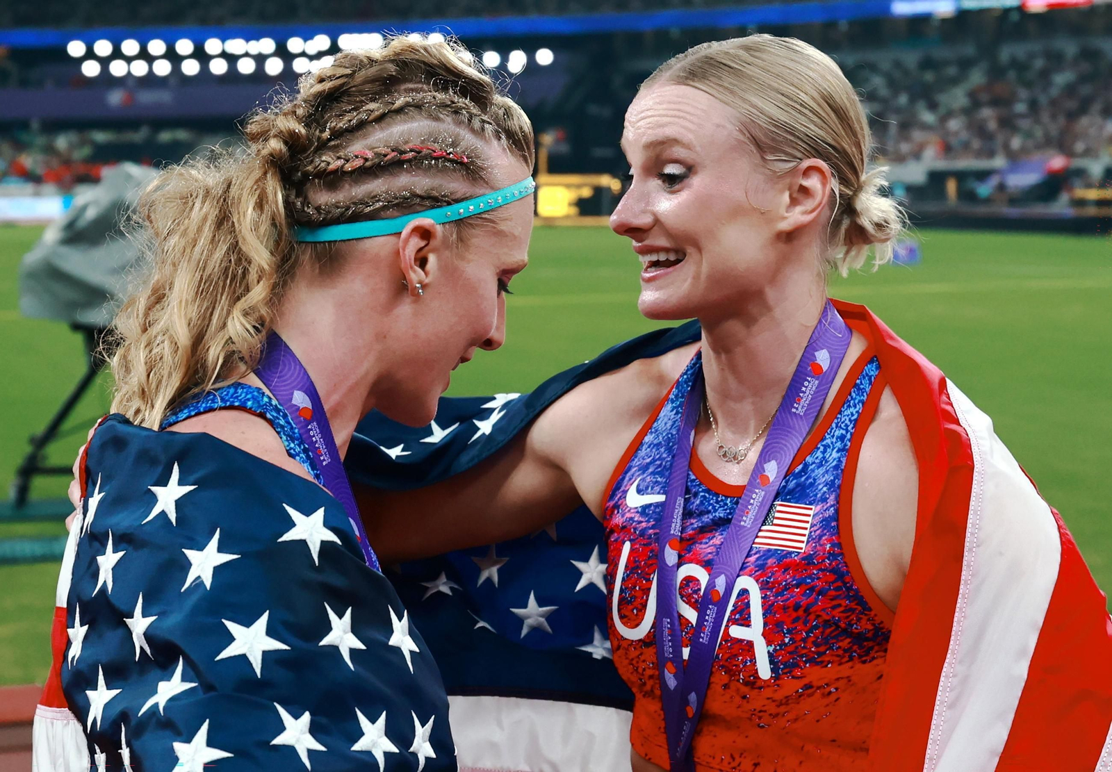 Las fotos de la lesión de Jordan Díaz y del resto de la jornada del Mundial de atletismo