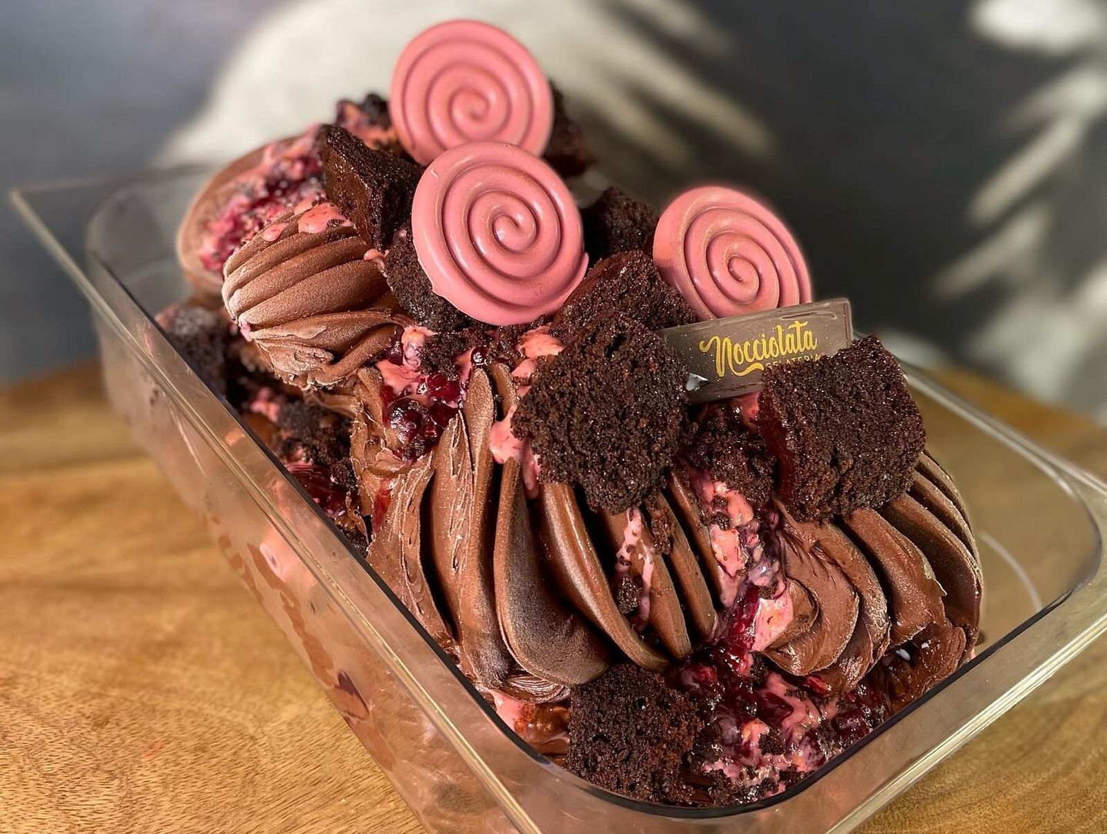 Helado de bosque de Nocciolata Gelatería