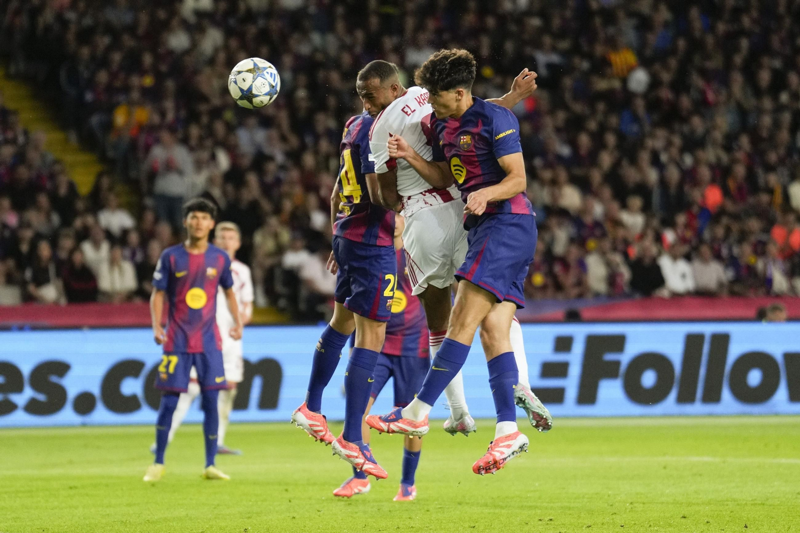 Las fotos del Barcelona-Olympiacos