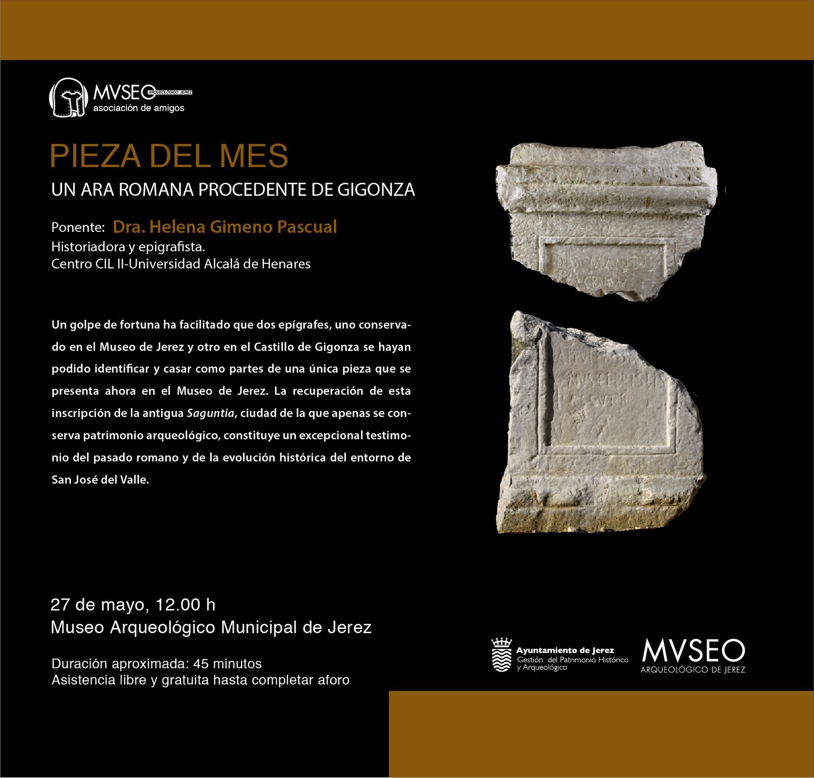 Pieza del Mes en el Museo Aqueológico