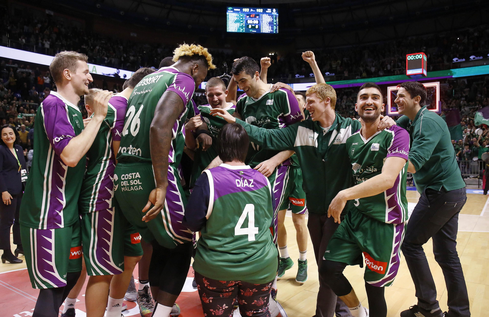 Las fotos de la enorme victoria malagueña