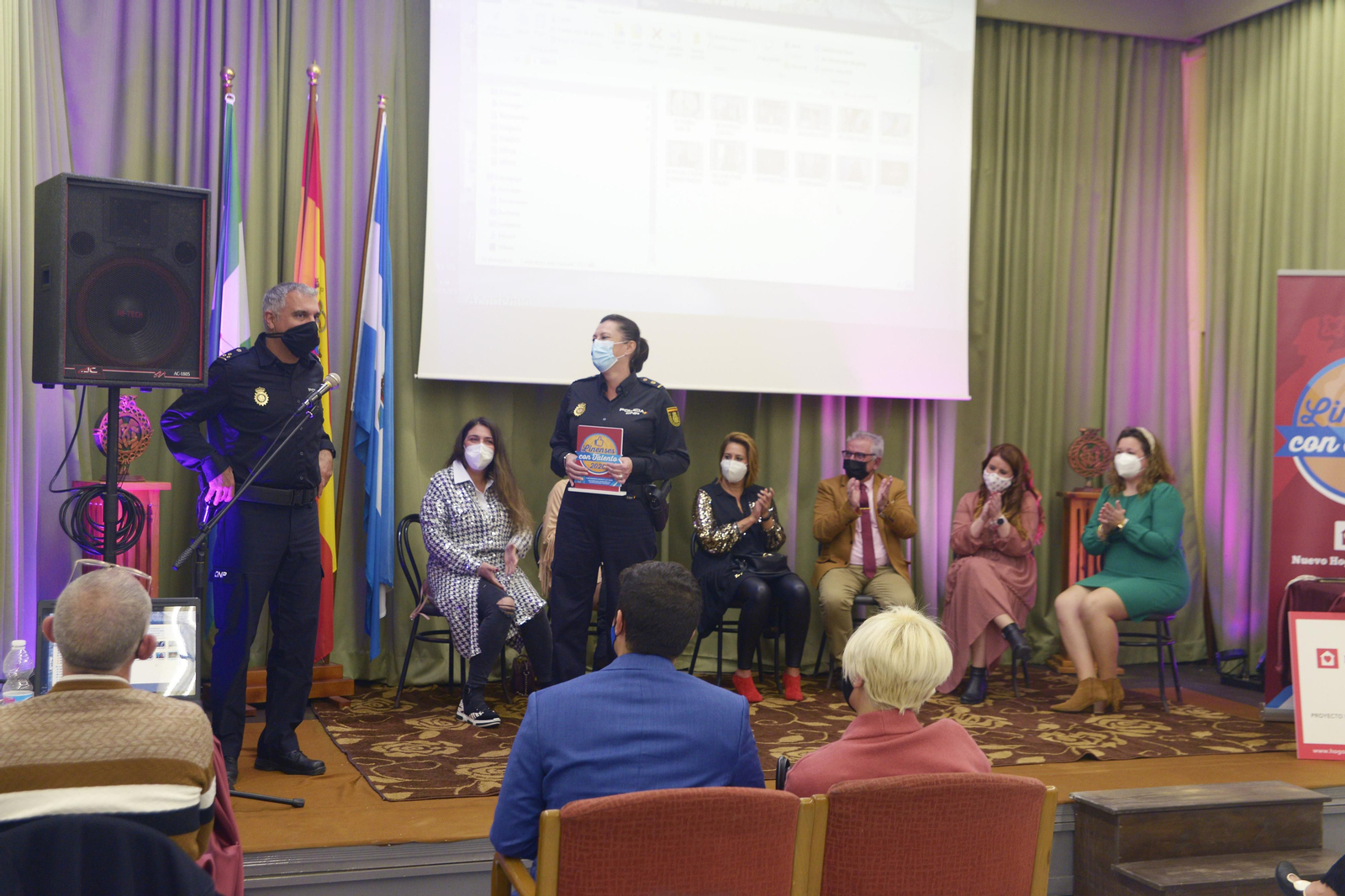 Acto de entrega de prémios linenses con talento.