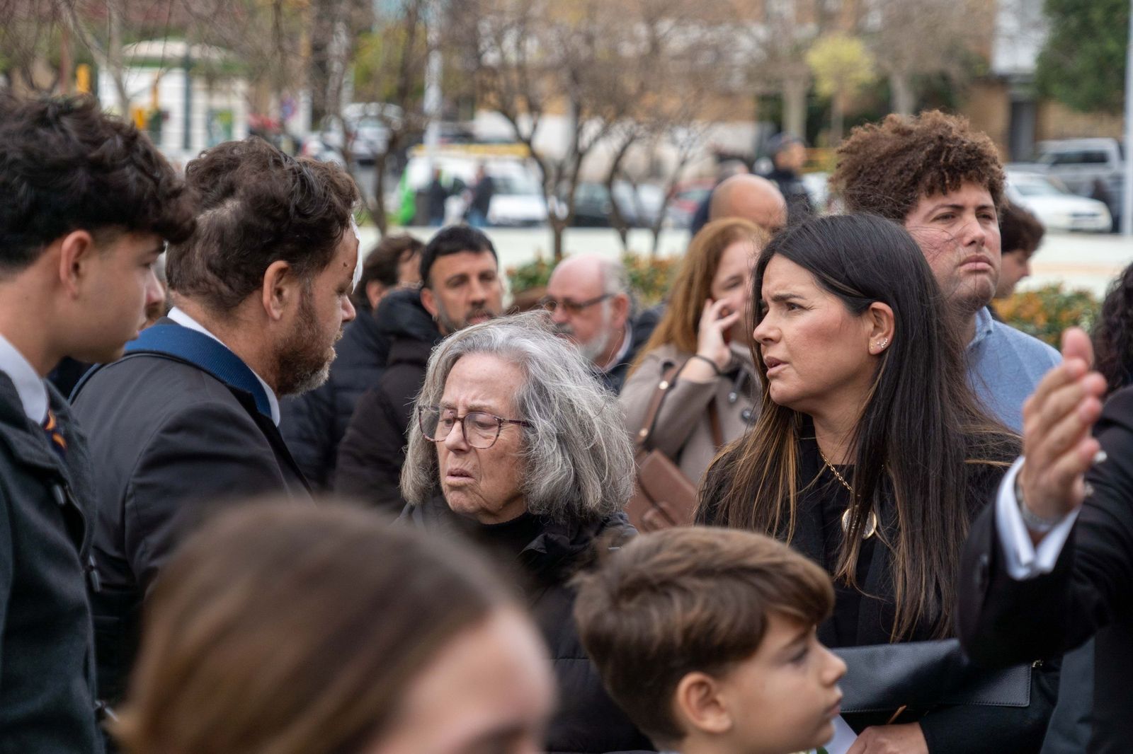Fotografías del ambiente previo a la Misa funeral por las víctimas del accidente ferroviario