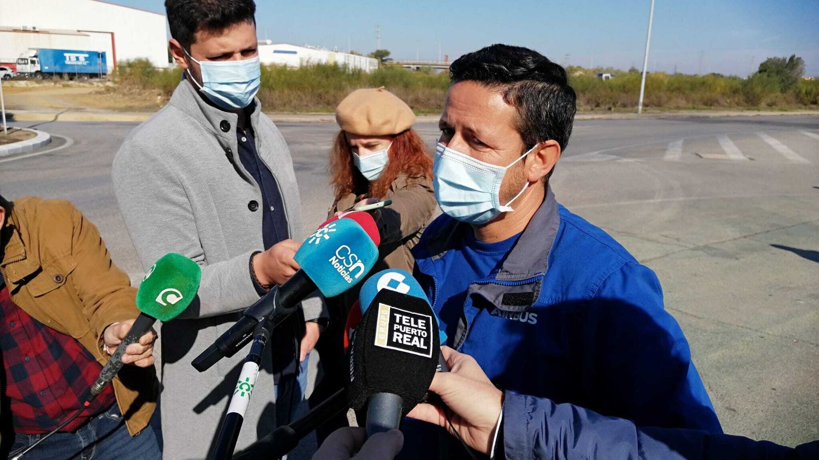 Juan Antonio Guerrero, delegado sindical de CGT Airbus Puerto Real