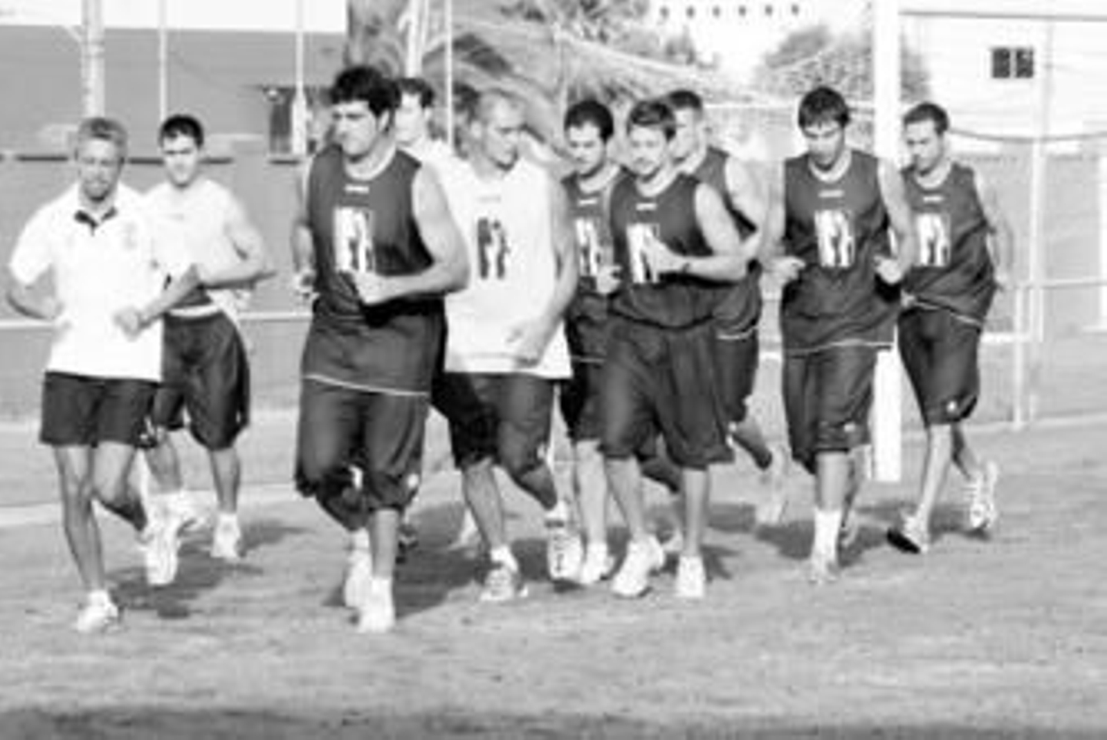 Chagoyen corre en un entrenamiento reciente.