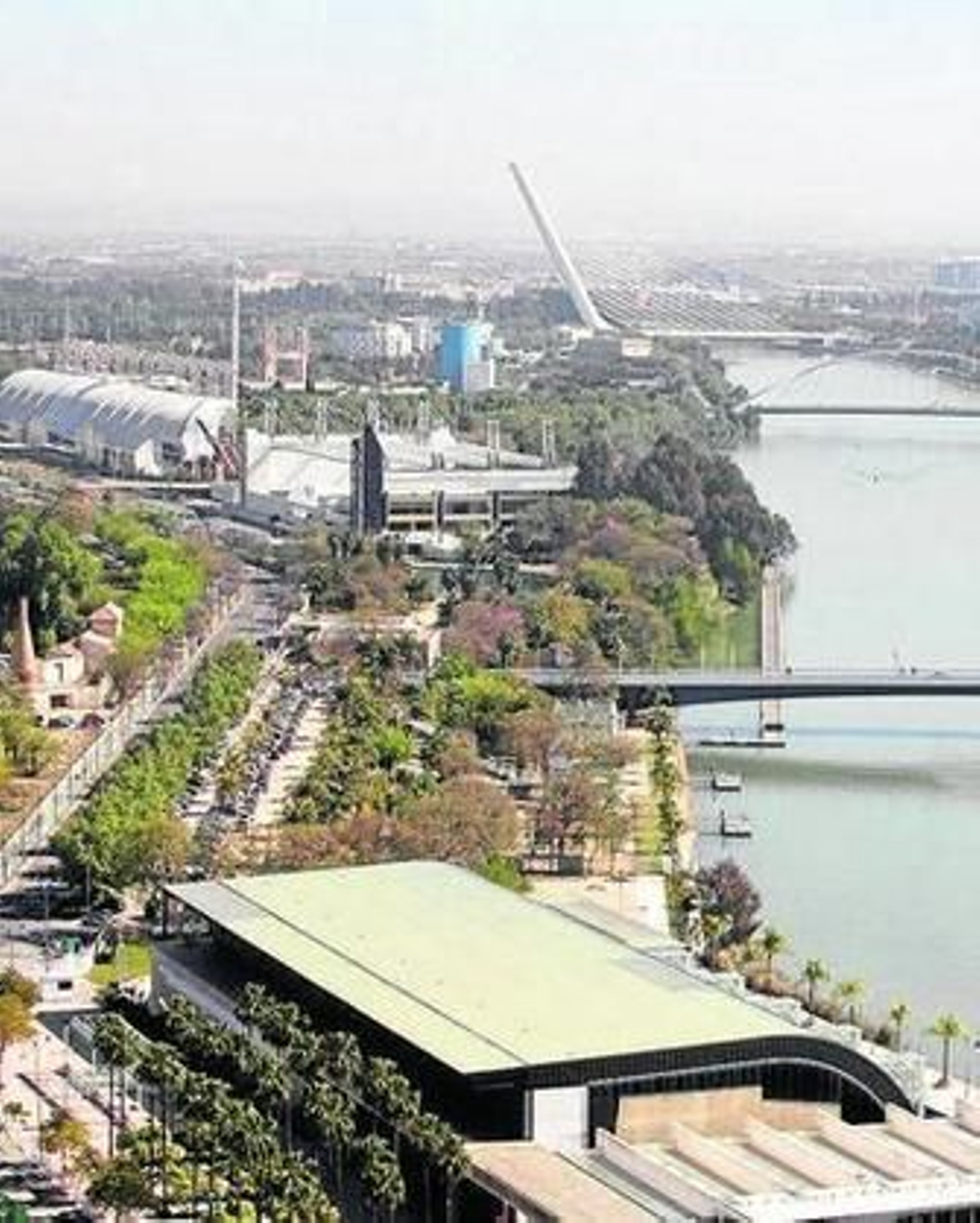 Una vista panorámica desde la Torre Cajasol.