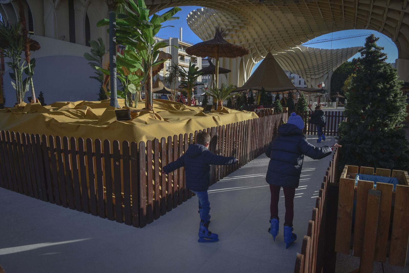 Una ciudad de oriente en las setas de la Encarnación