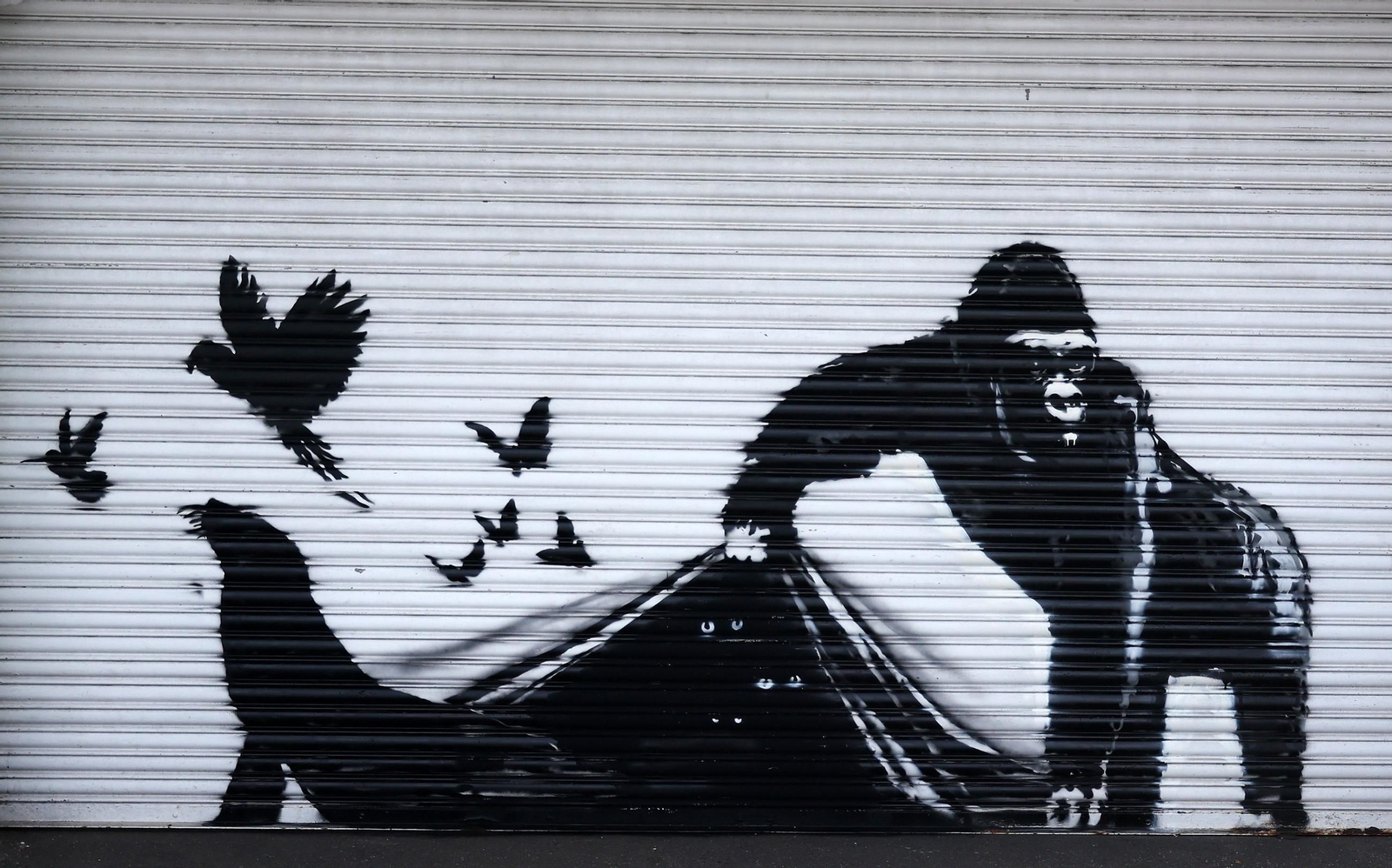 La serie animal del artista Banksy, al completo