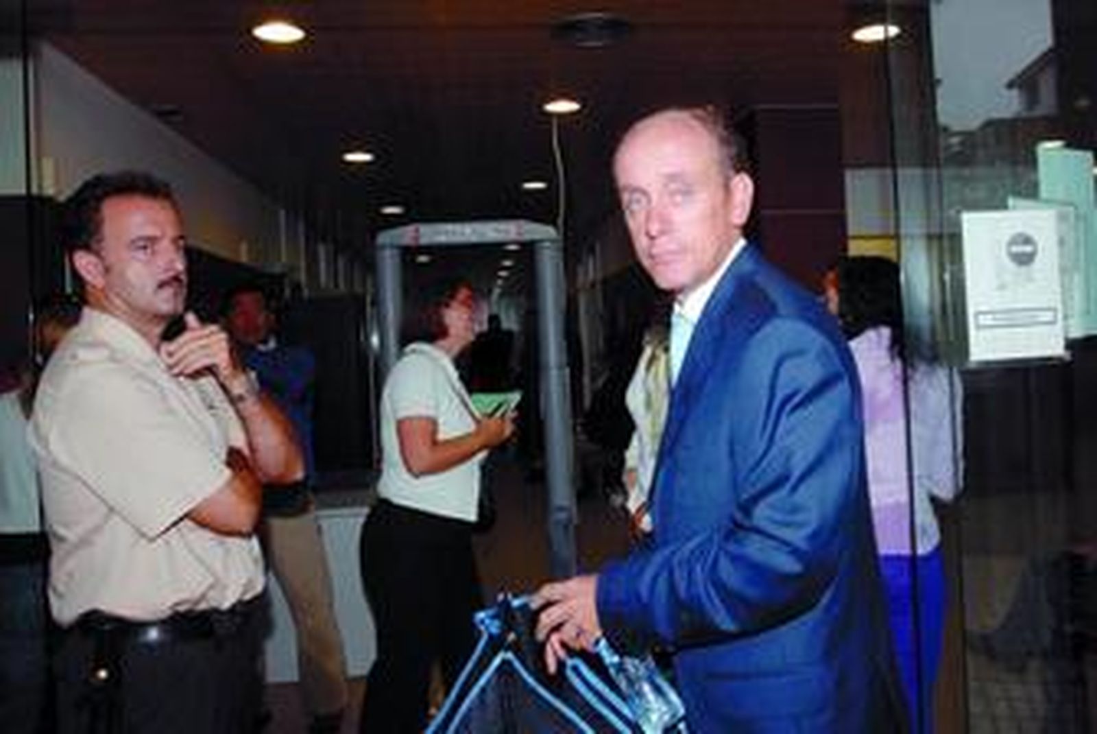 El empresario Alberto Piñana, ayer a su llegada al juzgado de Marbella.