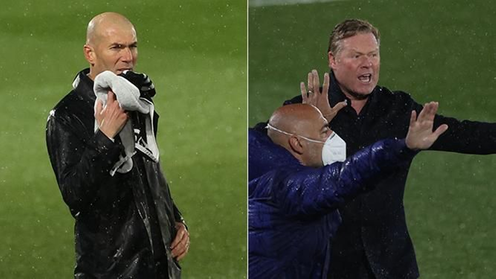 Zidane y Koeman