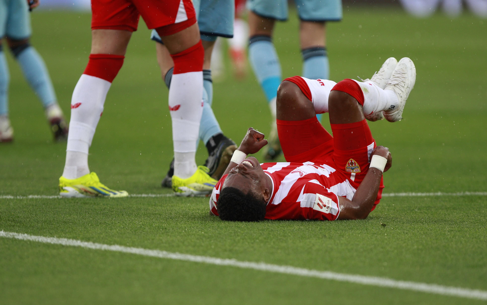 Las mejores imágenes del partido de fútbol U.D. Almería-C.A. Osasuna