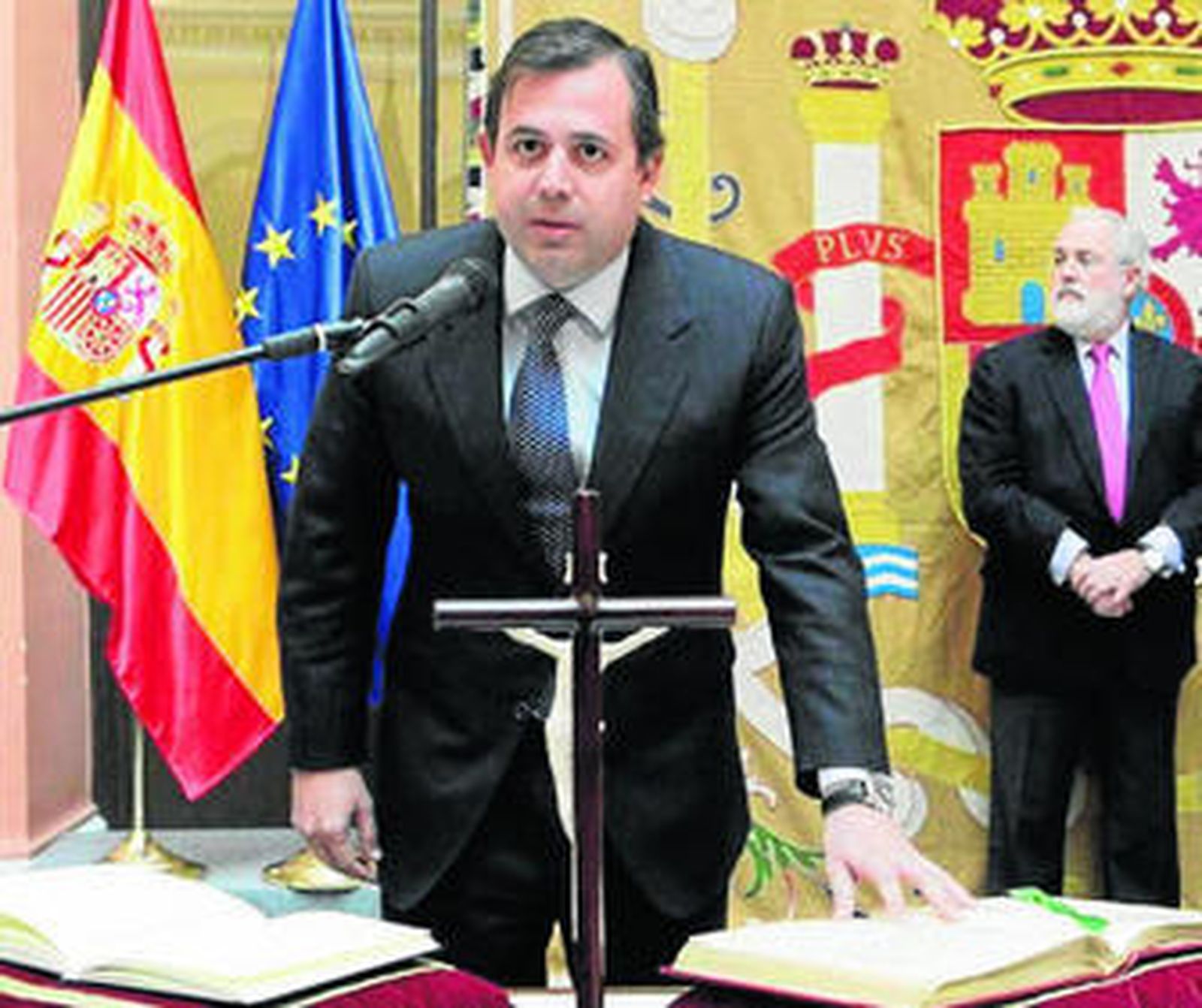 Federico Ramos de Armas en su toma de posesión como secretario de Estado de Medio Ambiente, en enero de 2012.