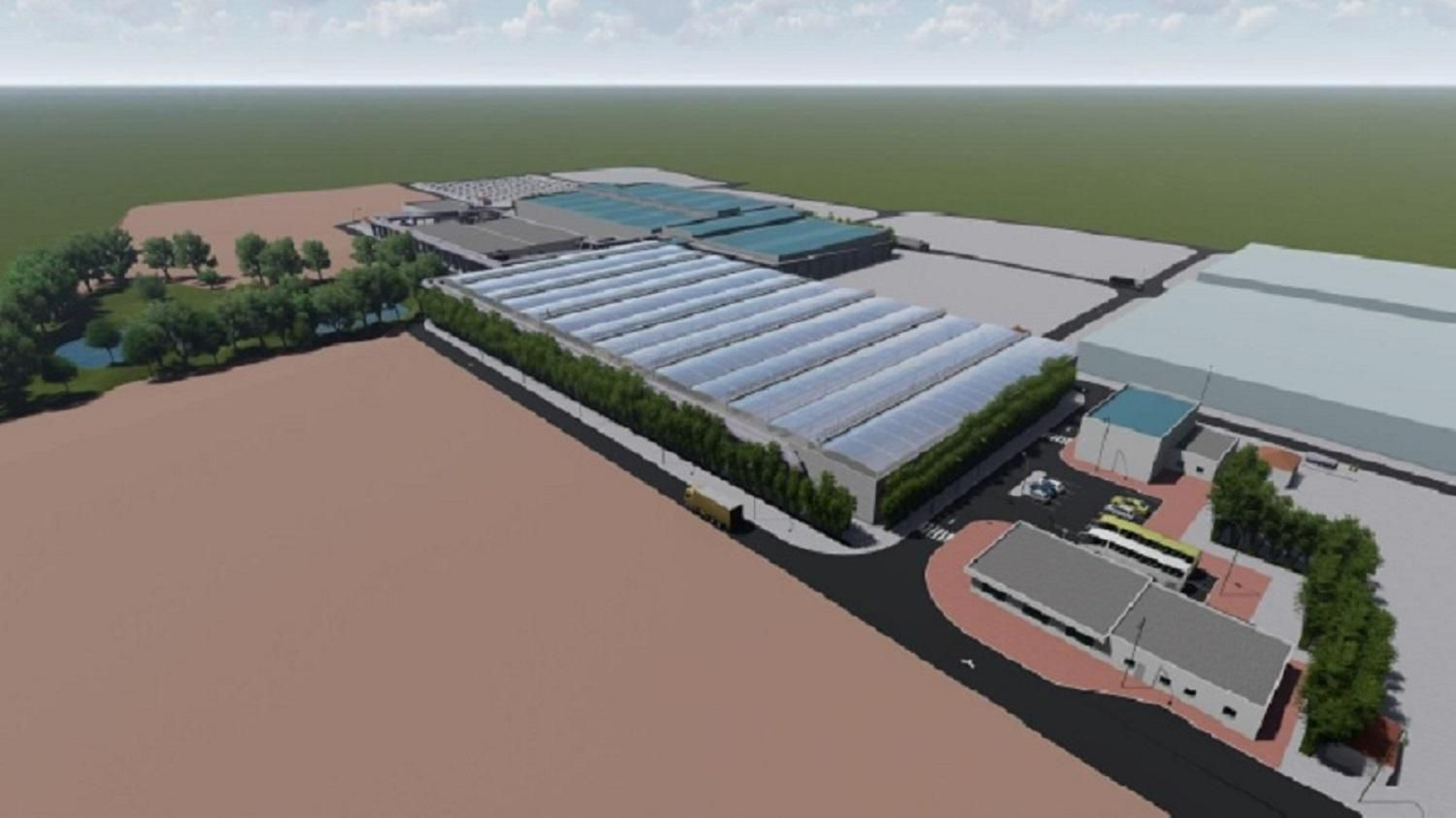 Recreación del nuevo complejo ambiental que Emasesa construirá en el Copero.