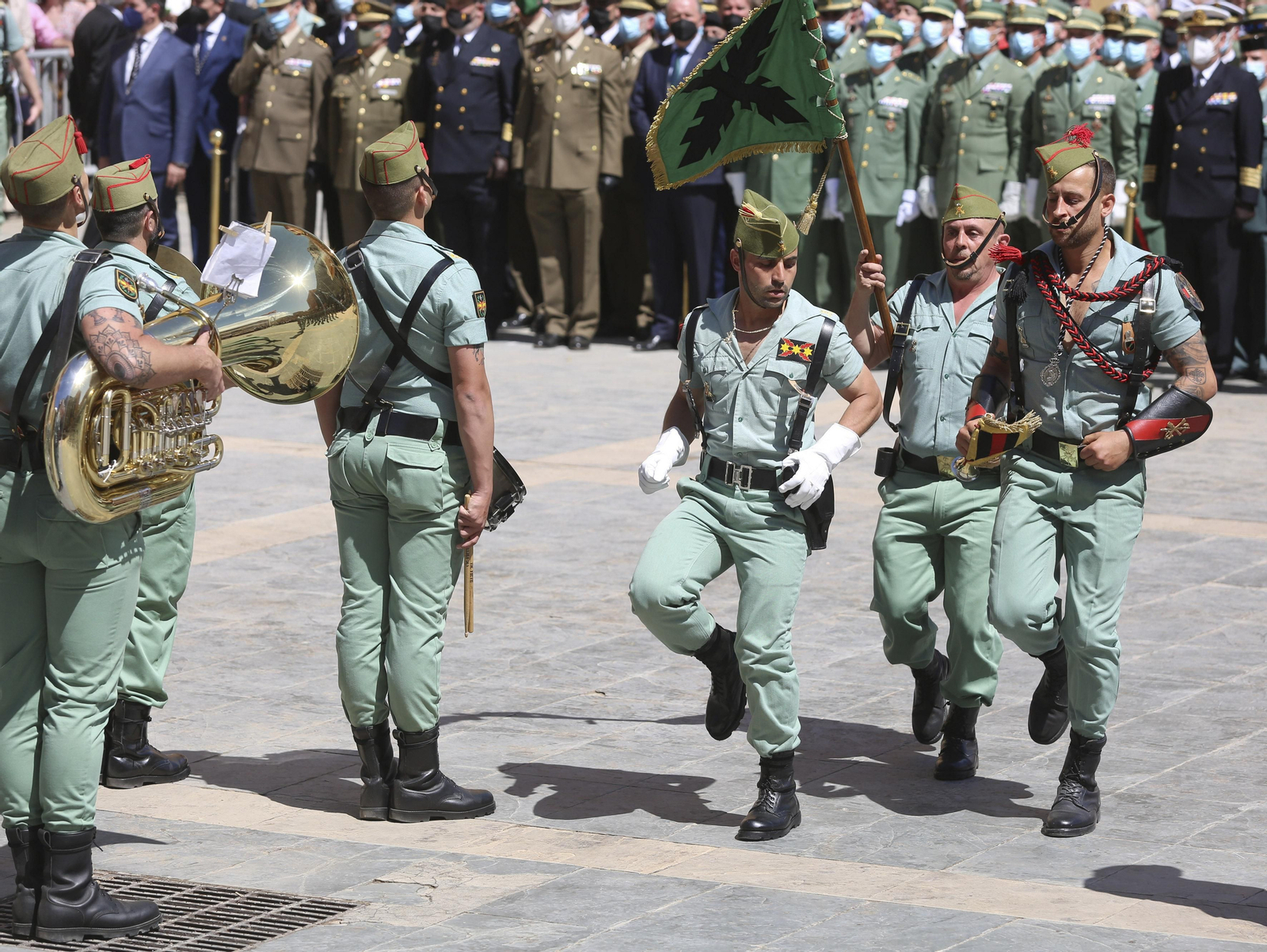 Las fotos de la Legión, en el Jueves Santo de Málaga