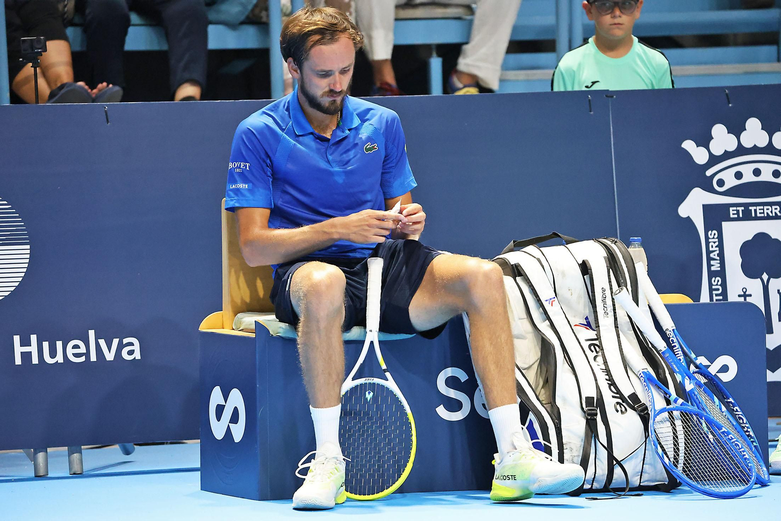 Imágenes de la final masculina de la Copa del Rey de tenis entre Daniil Medvedev y Alejandro Davidovich