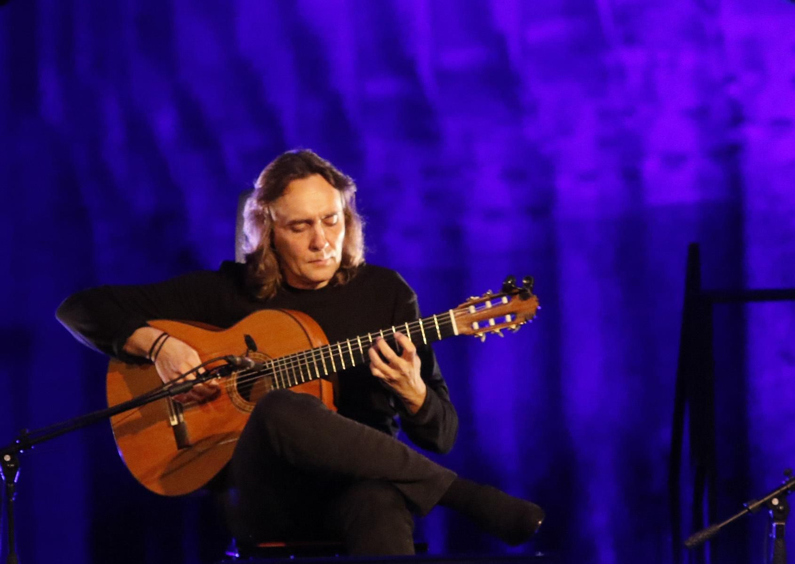 Vicente Amigo, durante un concierto reciente. Vicente Amigo, durante un concierto reciente.
