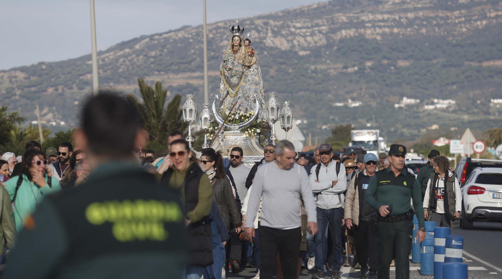 Fotos de la llegada de la Virgen de la Luz a Tarifa por su 275 aniversario como patrona