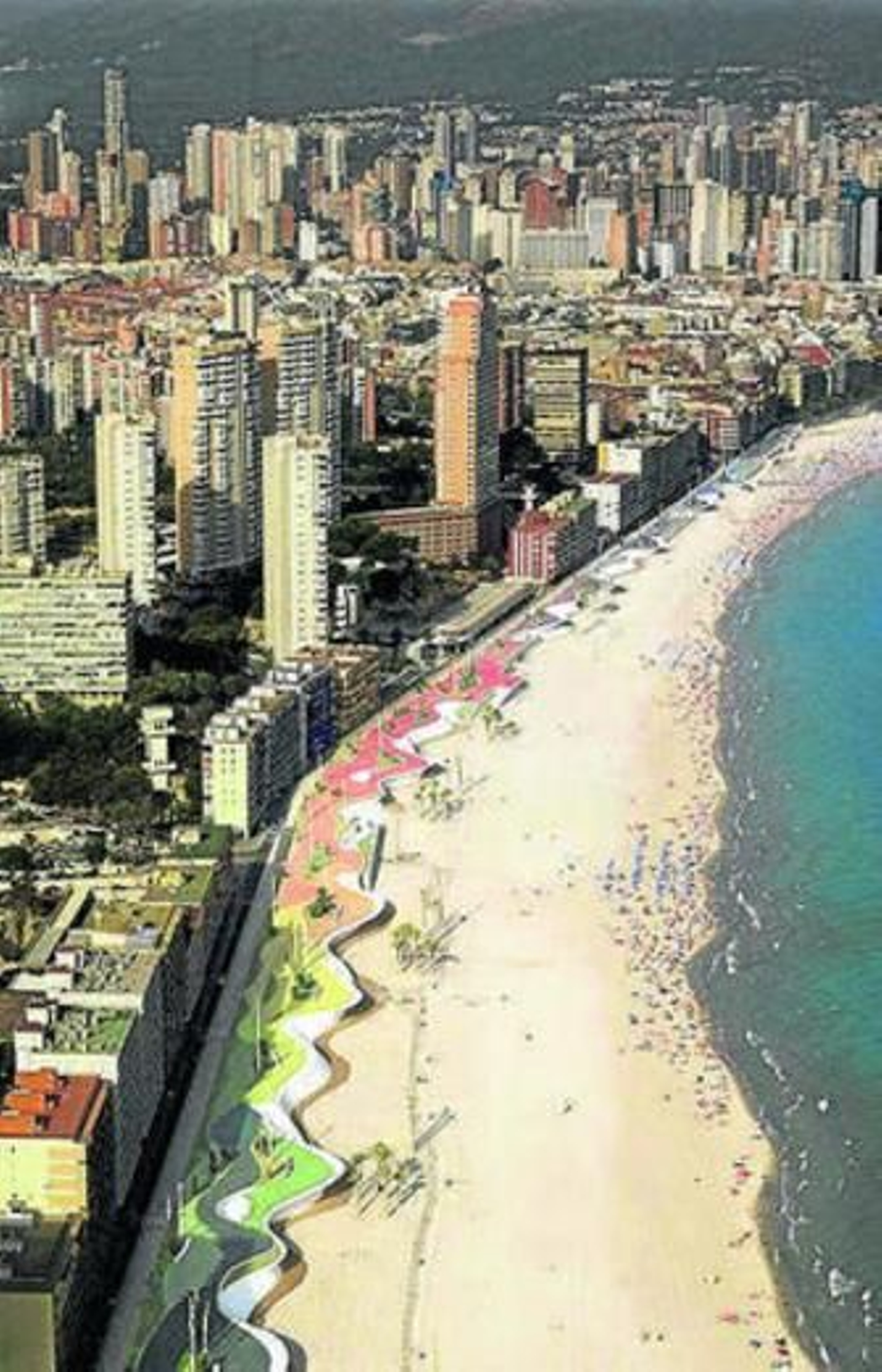 1. Imagen del interior del Parque de las Ciencias, una de las obras más importantes de Ferrater. 2. Paseo Marítimo de la Playa de Poniente de Benidorm. 3. Carlos Ferrater, ganador del Premio Nacional de Arquitectura.