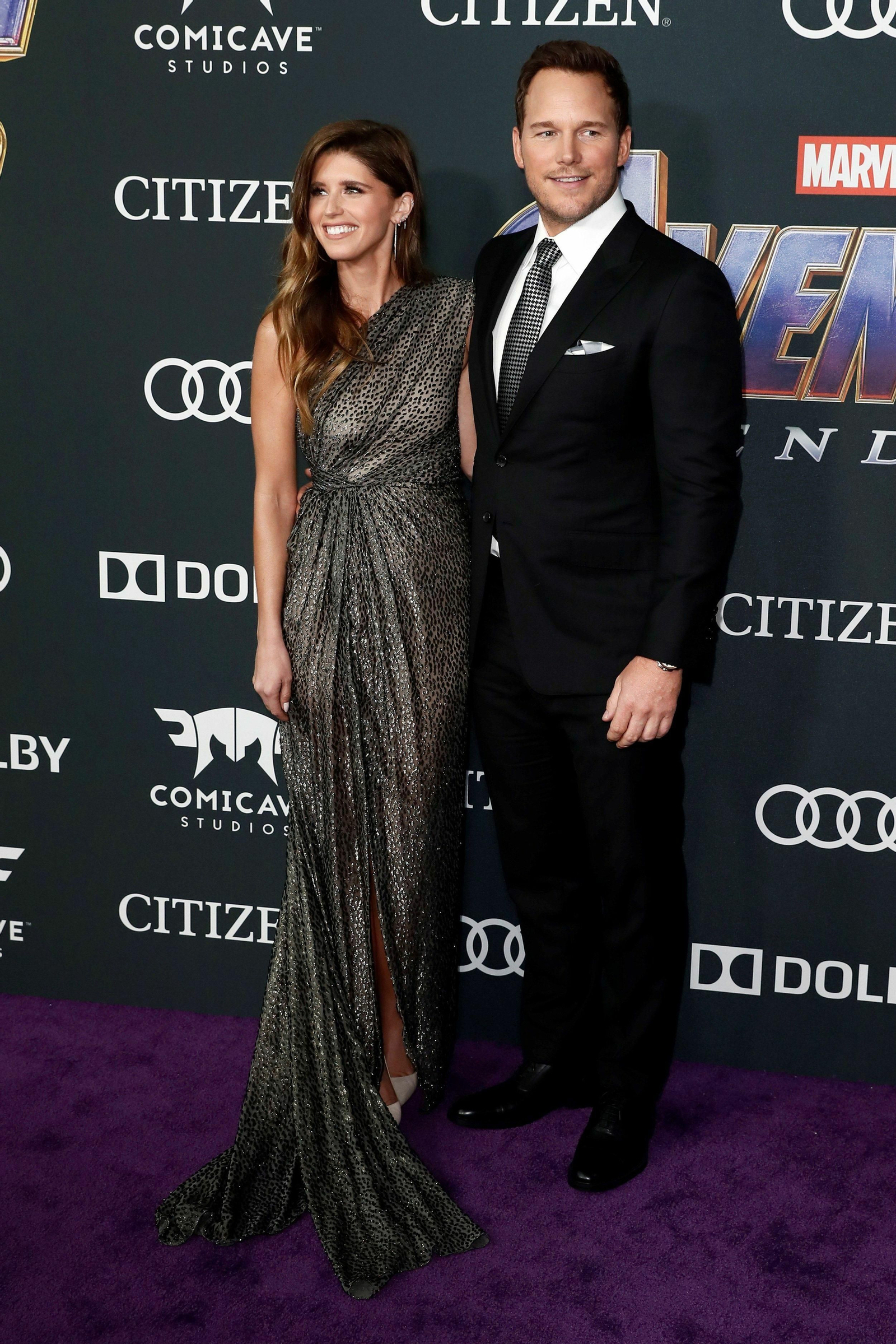 Katherina Schwarzenegger y Chris Pratt Vengadores: Endgame, la alfombra roja de la première más esperada del año
