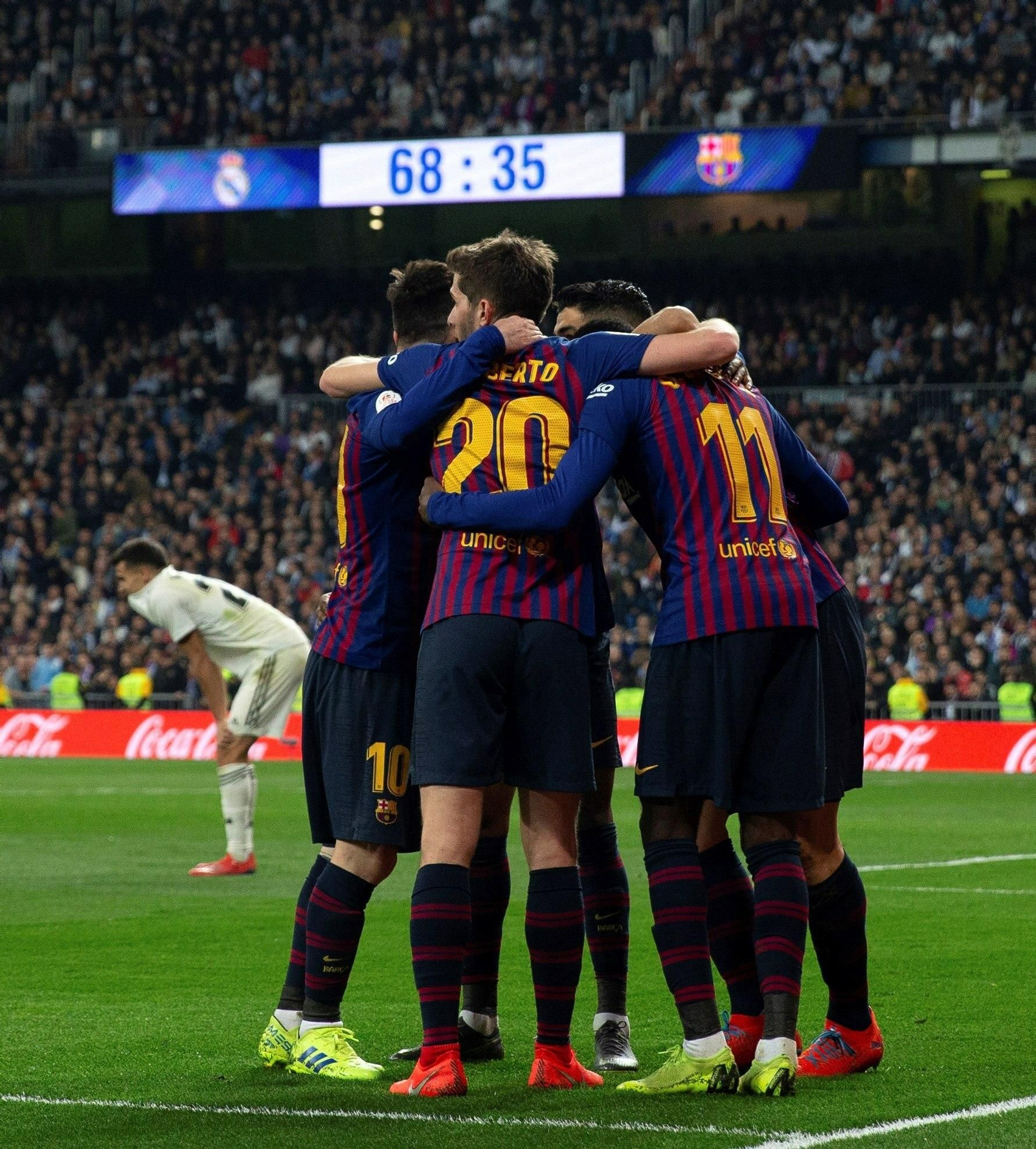 La vuelta del Real Madrid-FC Barcelona, en imágenes