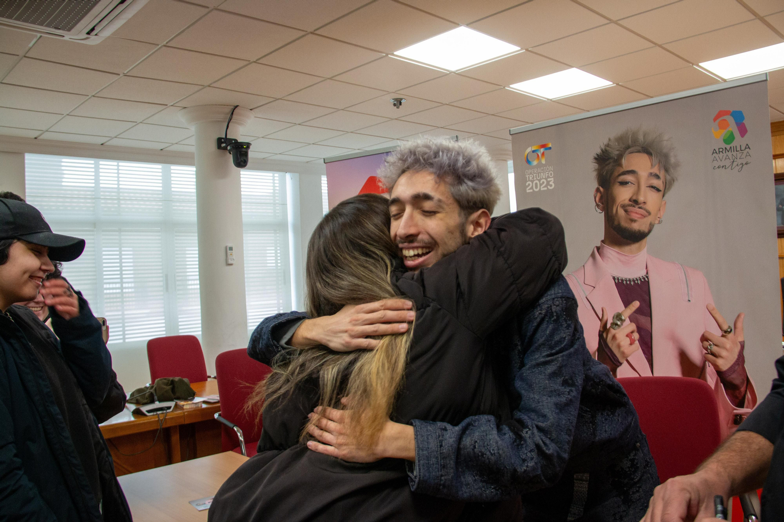 Así ha sido el recibimiento a Paul Thin en Armilla