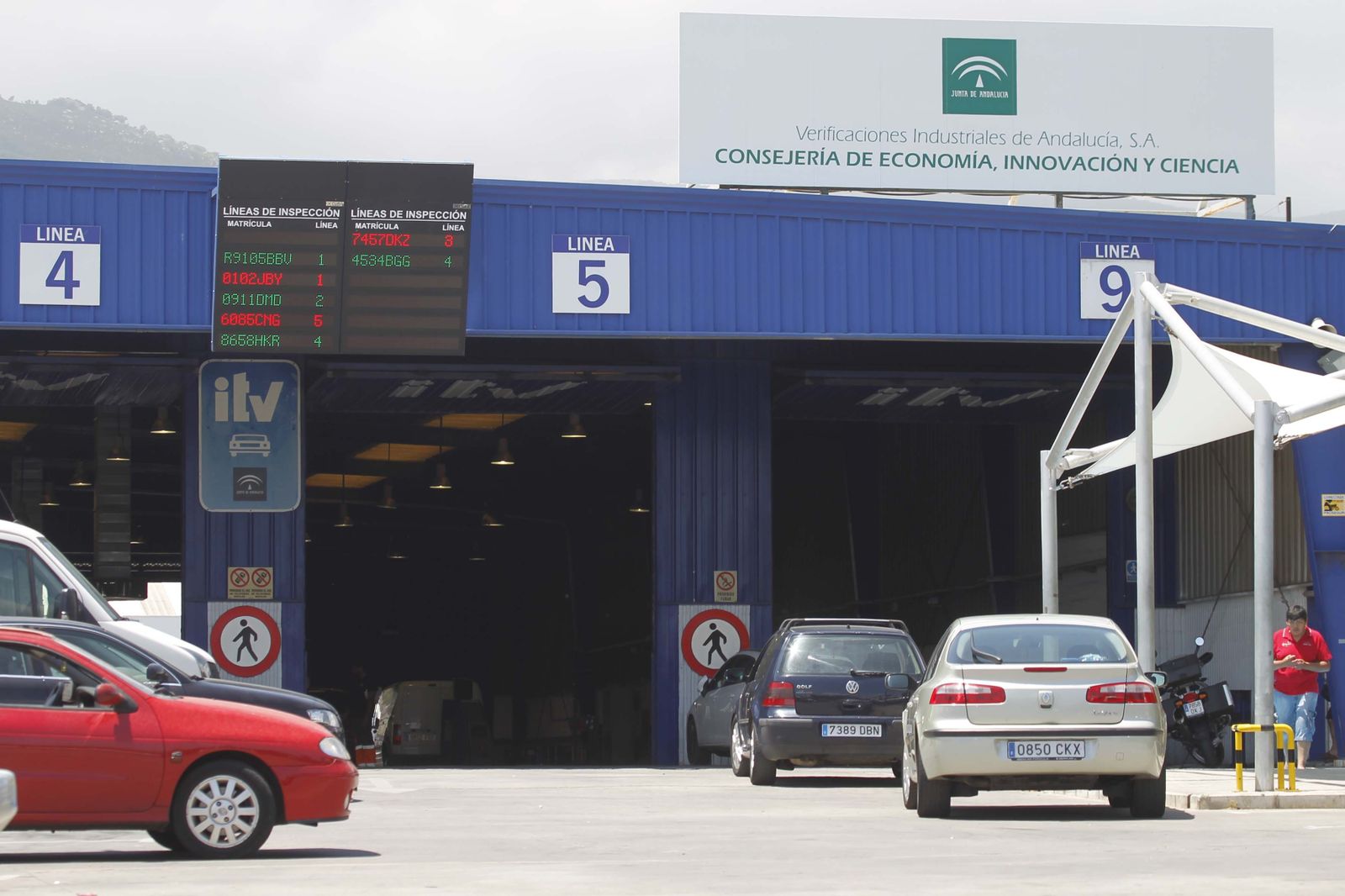 Imagen de las instalaciones de la ITV de Algeciras.