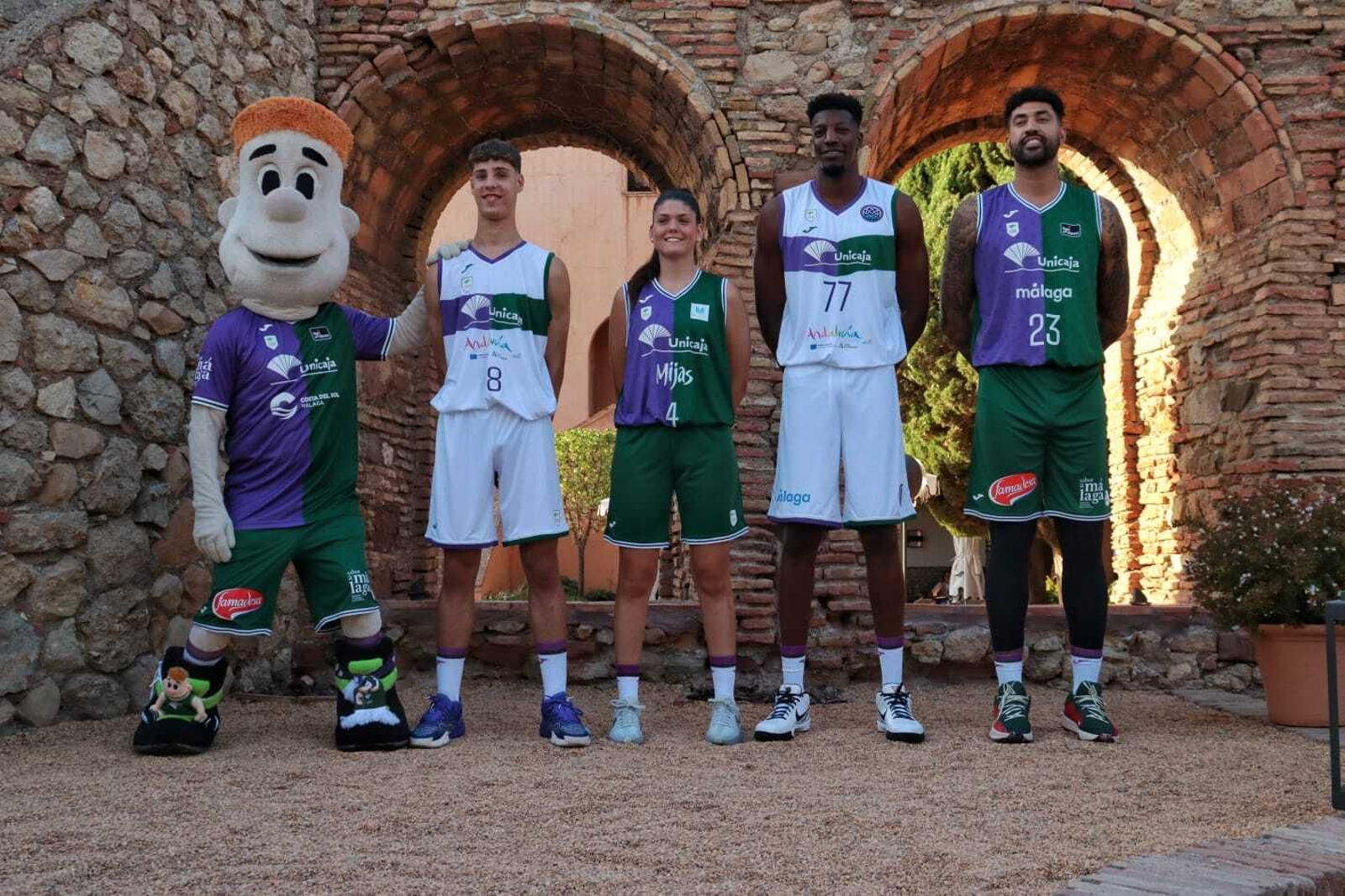 Las fotos de las nuevas camisetas del Unicaja 2023/2024