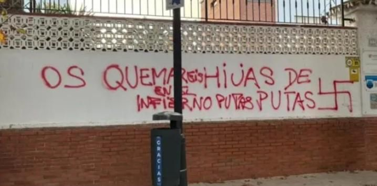 Pintadas encontradas en el colegio