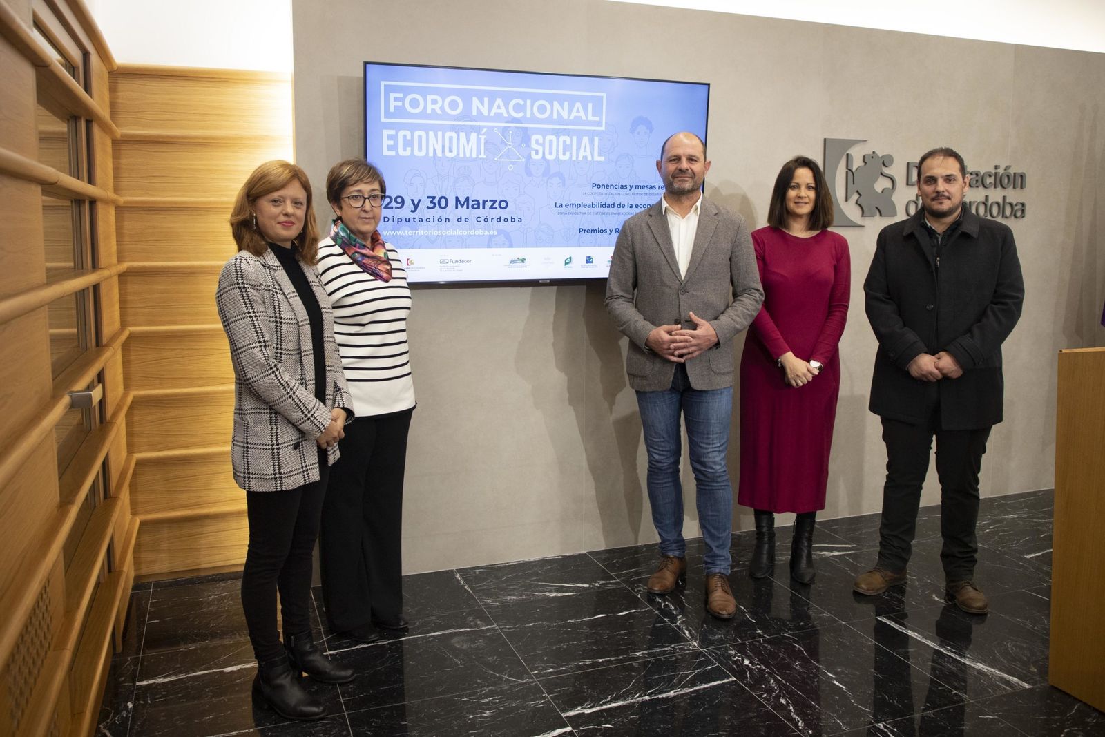 Presentación del II Foro de Economía Social de Córdoba.