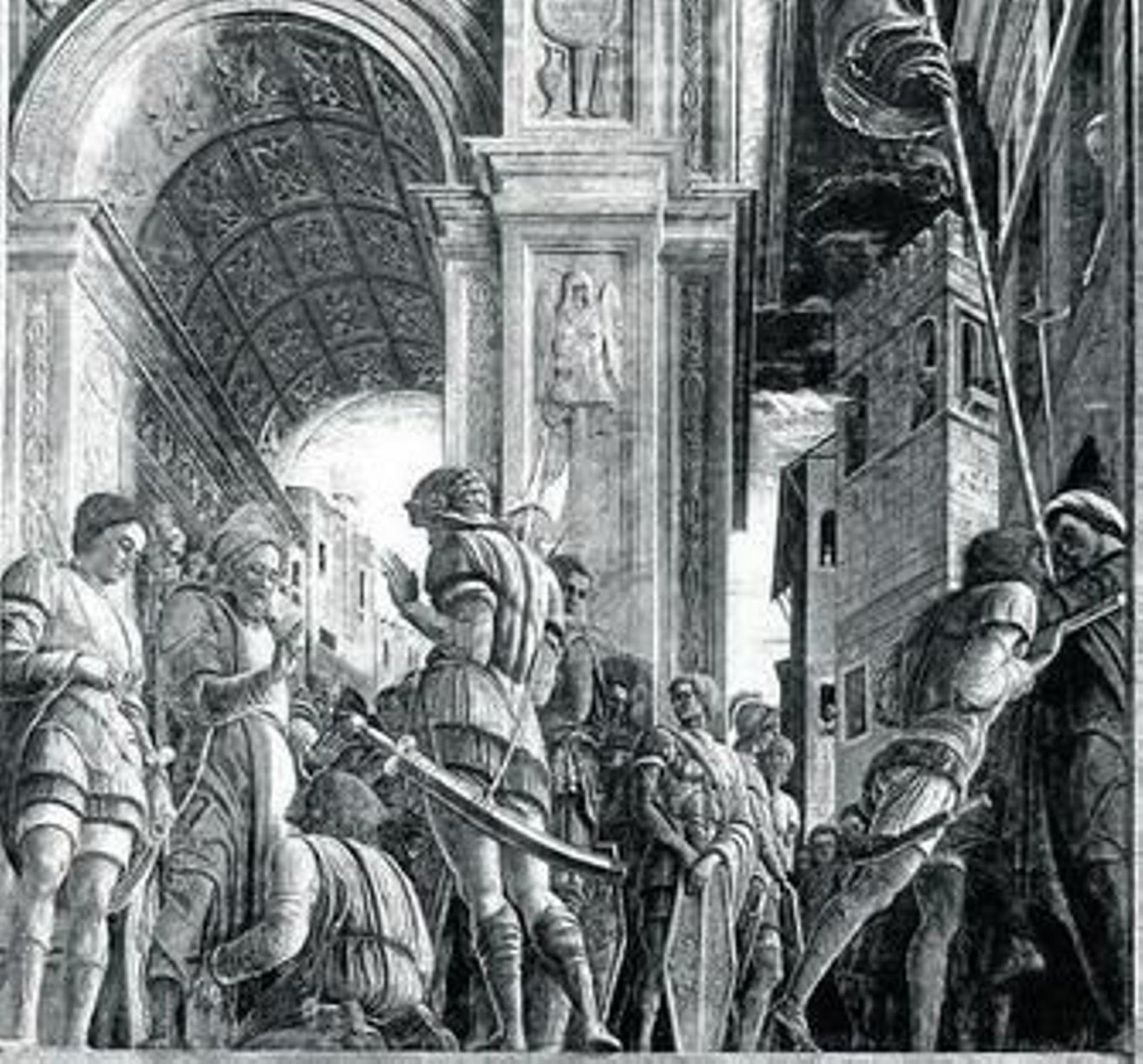 'Santiago conducido al martirio', una obra de Andrea Mantegna (1431-1506).