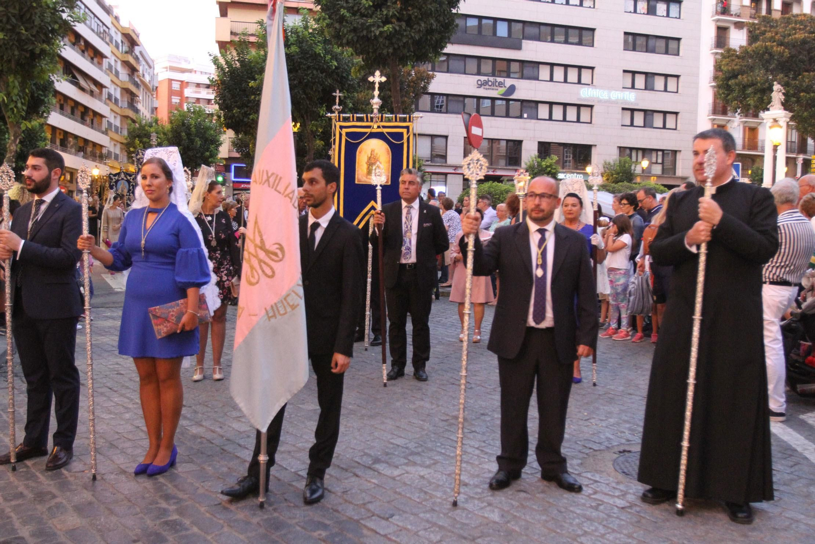 Procesión solemne de la Virgen de la Cinta.