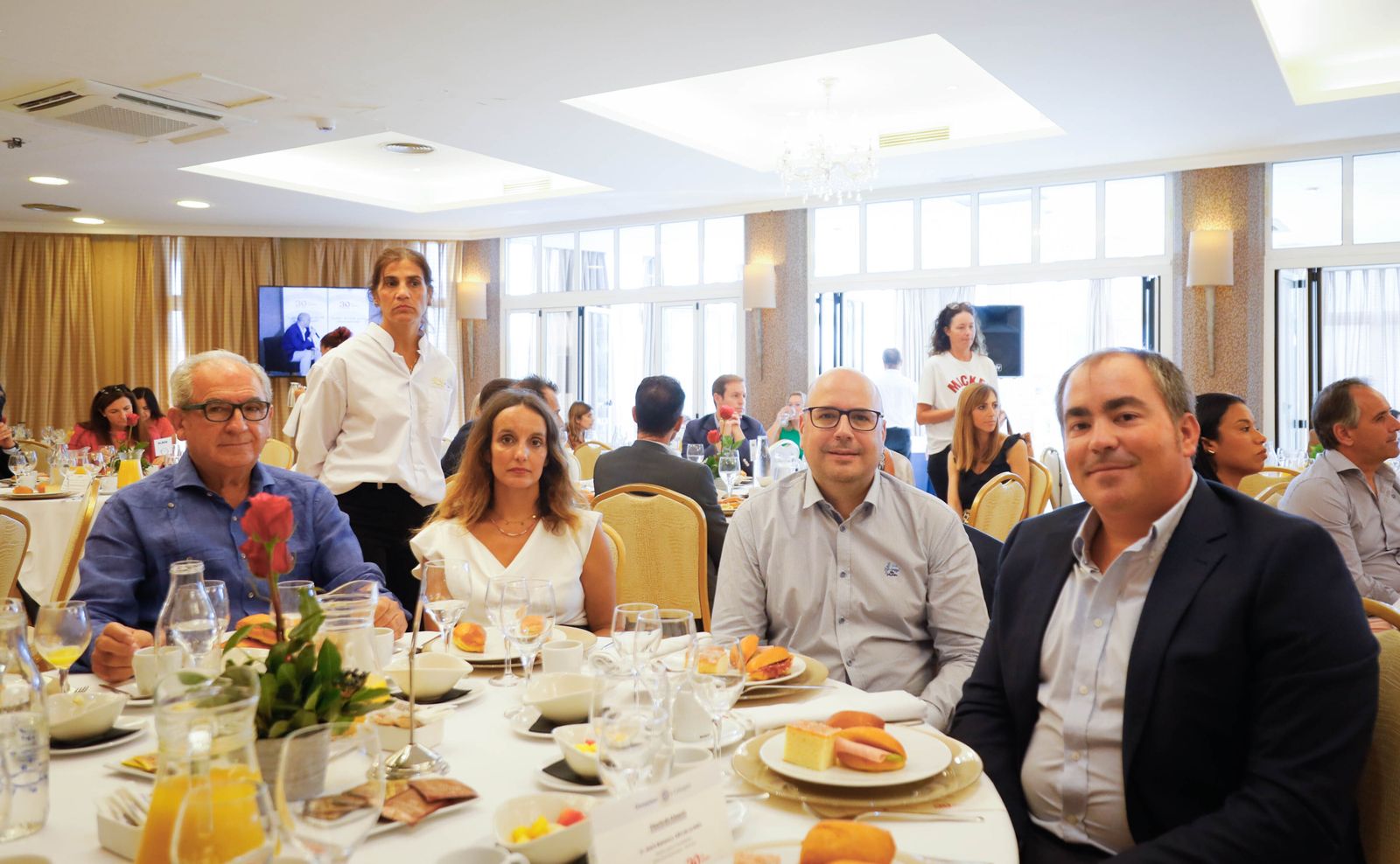 Imágenes del desayuno coloquio de Diario de Almería, con Jesús Barranco, CEO de La Unión