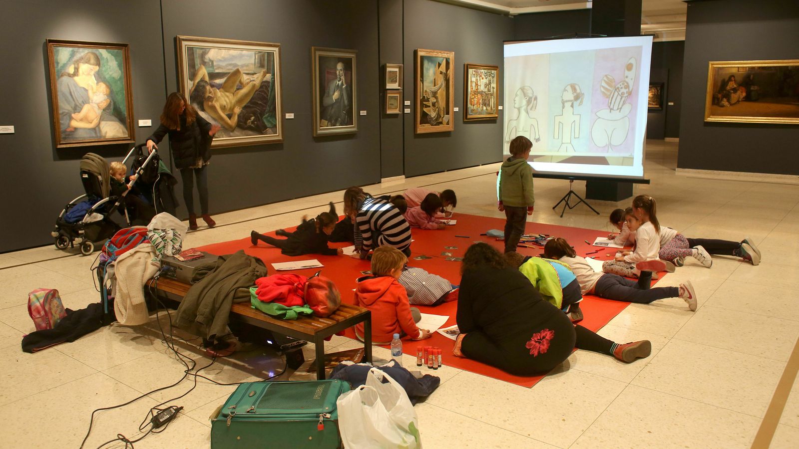 Los más pequeños toman el Museo