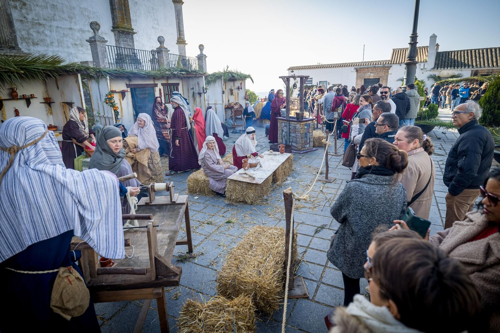 Una de las escenas del Belén Viviente de Medina de este 2025.