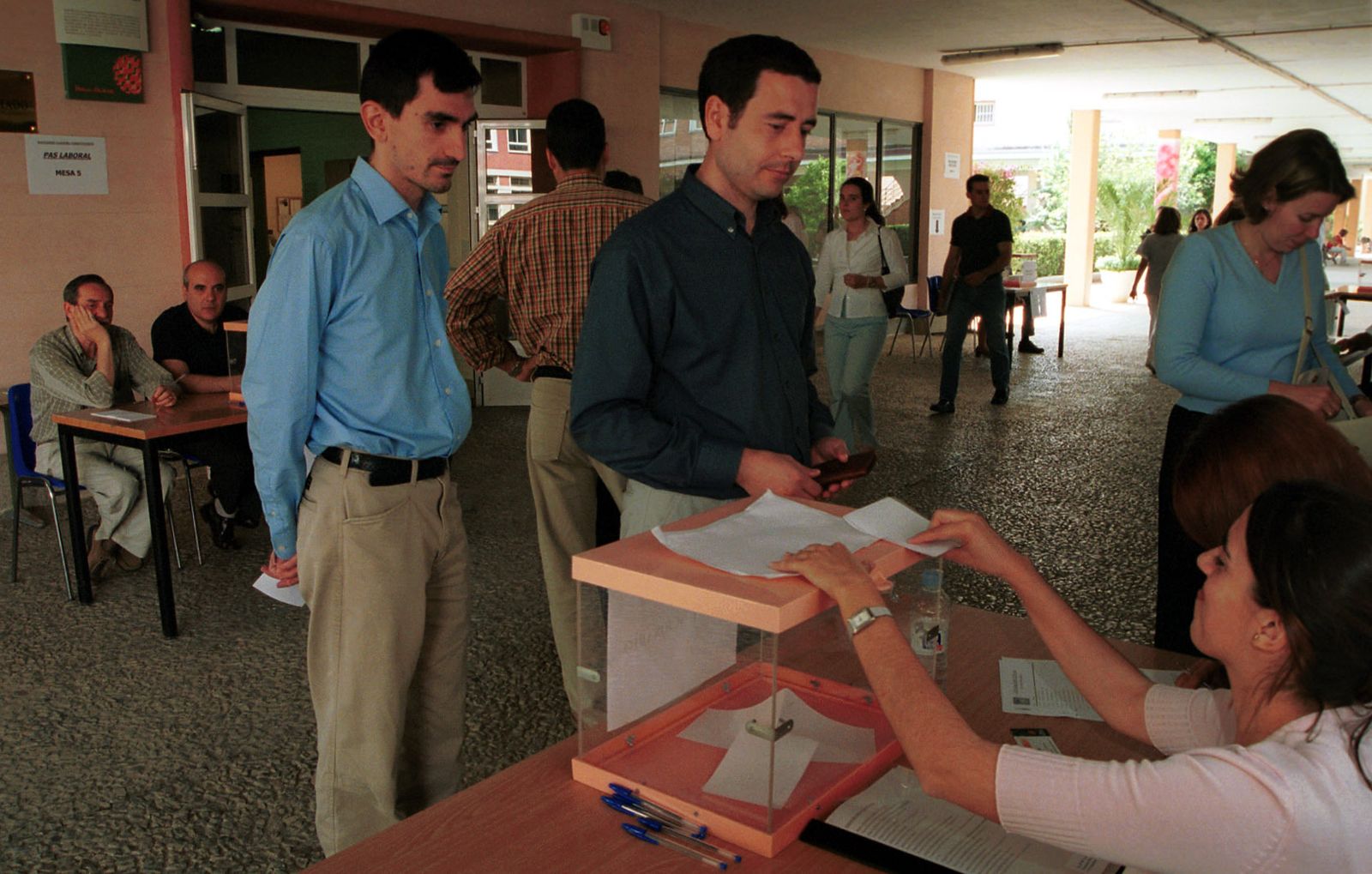Imagen de archivo de elecciones rectorales celebradas en la UPO.