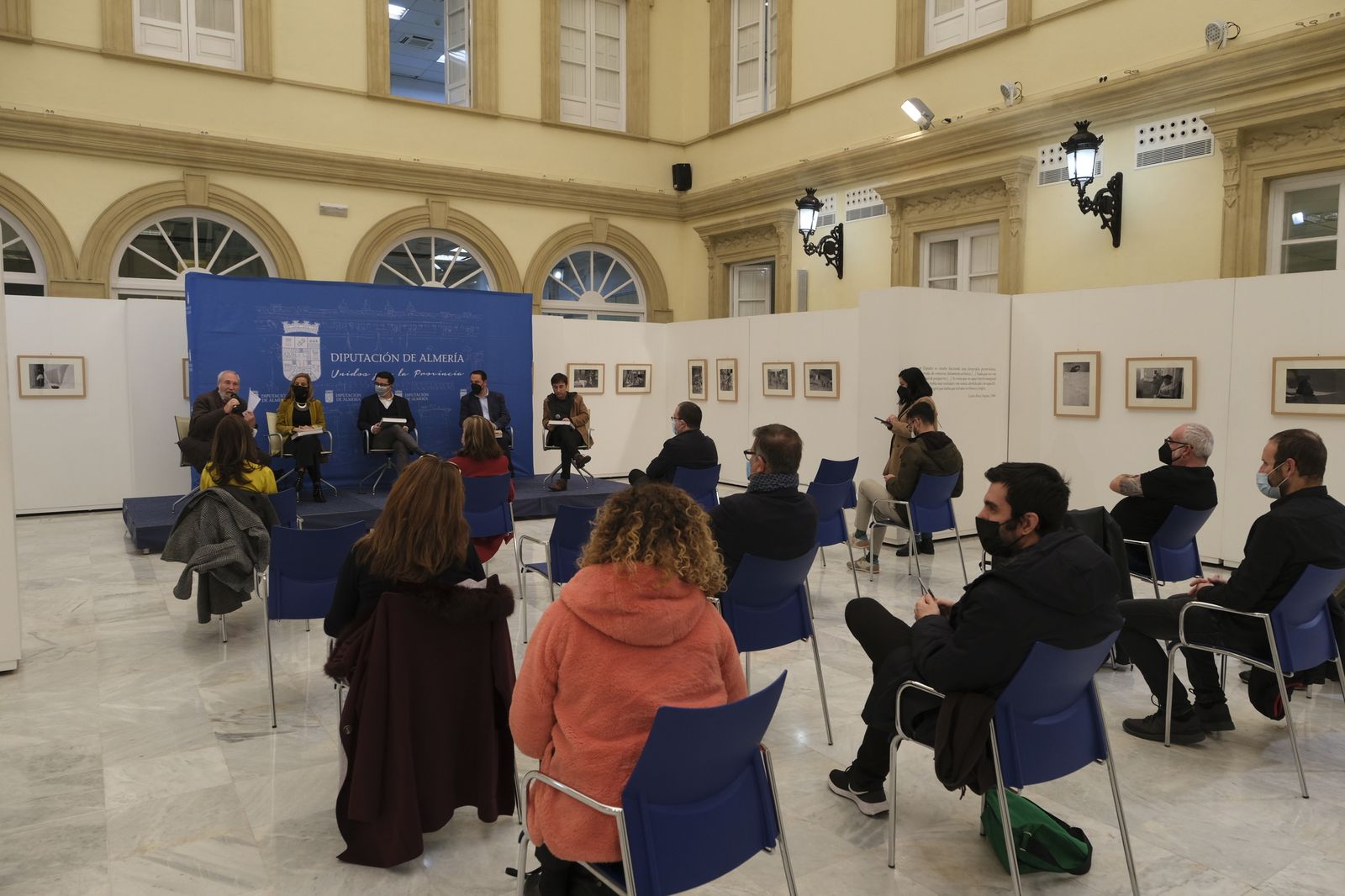 Imágenes inauguración exposición fotógrafo Carlos Pérez Siquier. Diputación de Almería