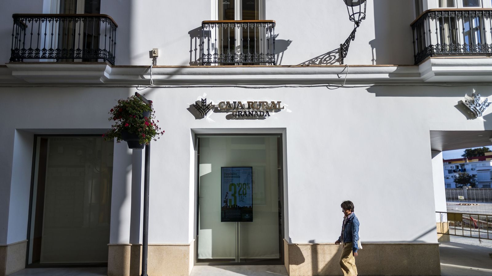 Fachada de la sucursal.