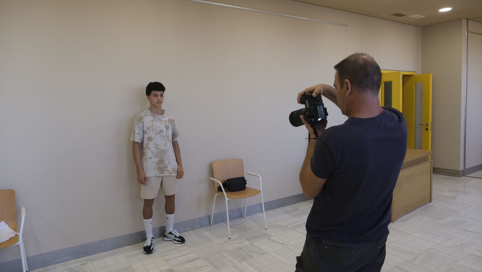 Uno de los jóvenes que se han presentado al casting.