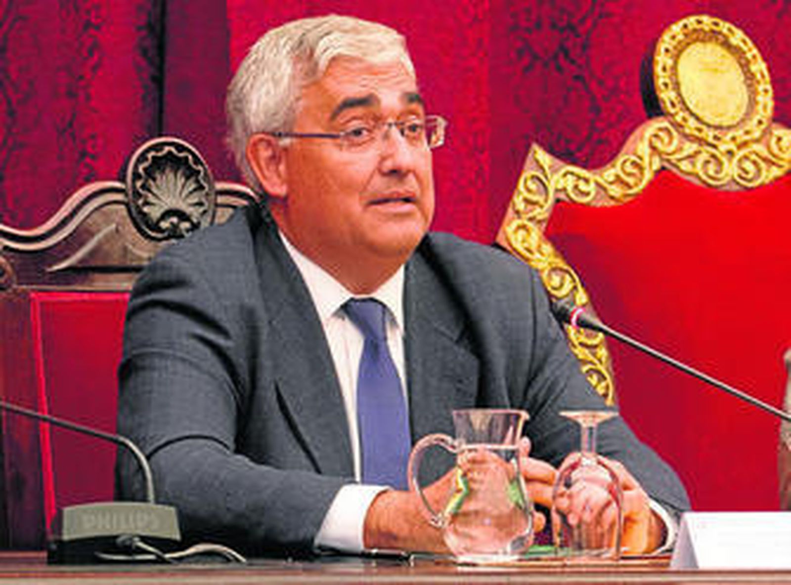 Antonio Ramírez de Arellano, en un acto de la Asociación Universitaria Iberoamericana de Posgrado.